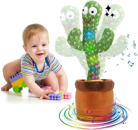 Rechargeable Dancing Cactus Toy Funny Education Toys For Babies